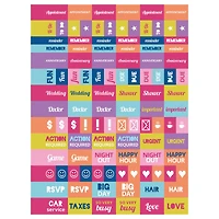 TF Publishing 2025 Medium Malibu Stripes Weekly Monthly Spiral Planner