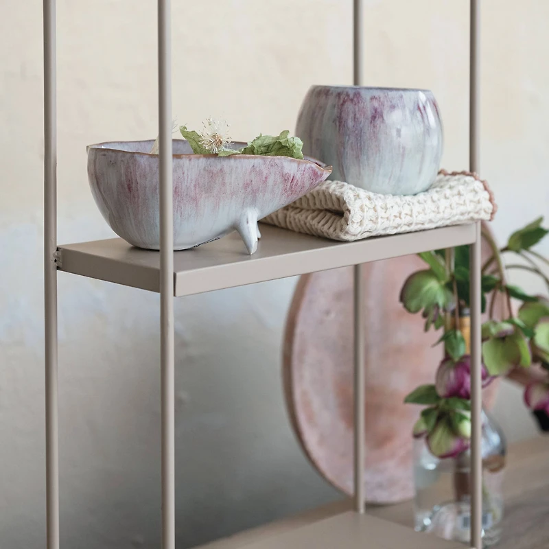 Hello Honey® 3.25" Berry Bliss Reactive Glaze Stoneware Mugs, 4ct.