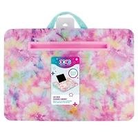 Make It Real™ 3C4G Teal & Pastel Tie-Dye Lap Desk