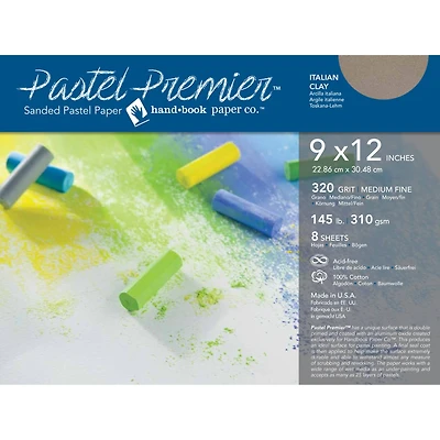 Pastel Premier™ Handbook Paper Co.™ Italian Clay Sanded Pastel Paper