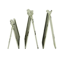 White Metal Farmhouse Chalkboard Sign Set