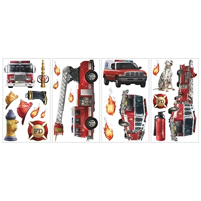 RoomMates Fire Brigade Peel & Stick Wall Decals