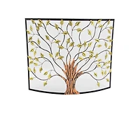 Metal Farmhouse Fireplace Screen