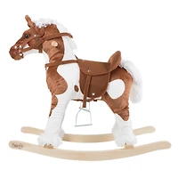 Toy Time Rocking Horse Plush Ride-On