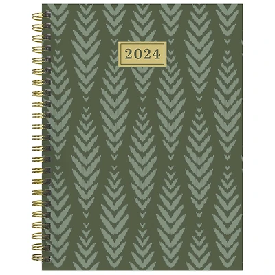 TF Publishing 2024 Printed Garden Medium Weekly Monthly Planner