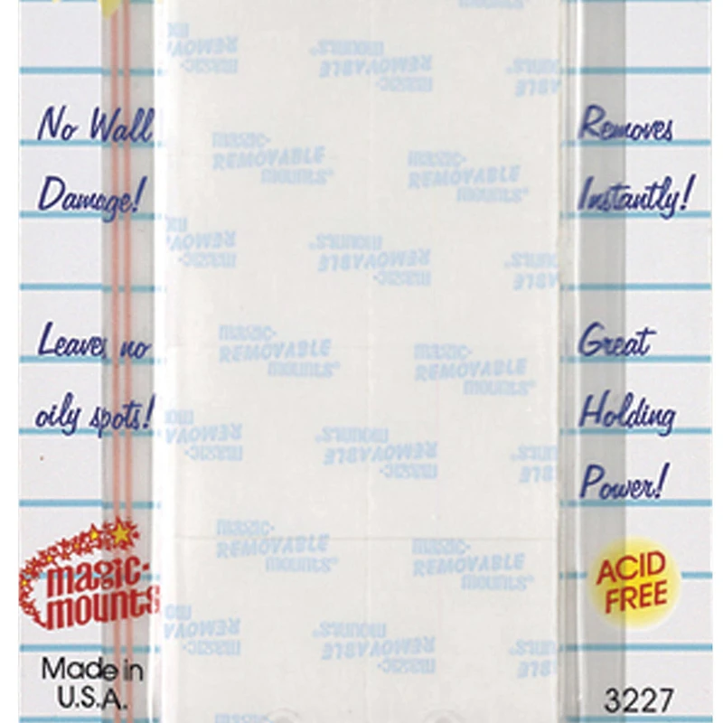 Magic Mounts® 1" Removable Chart Tabs, 3 Packs of 80