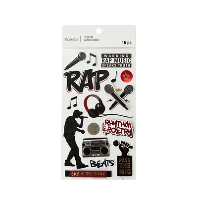 Rap Music Stickers by Recollections™