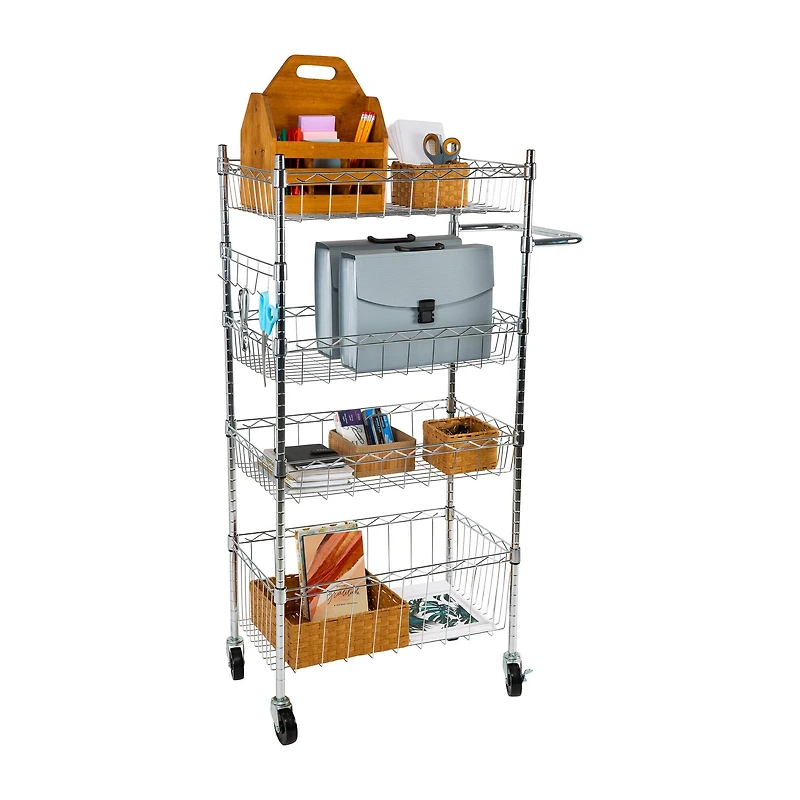 Organize It All 4 Tier Utility Cart