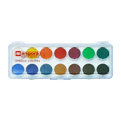 Angora 14 Color Watercolor Pan Set