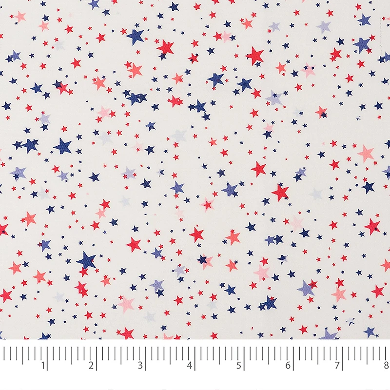 SINGER Stacked Stars Americana Cotton Fabric