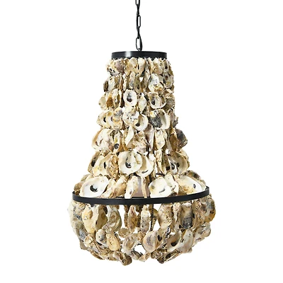 Hello Honey® 29" Oyster Shell Chandelier