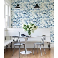Wallpops Delft Shantung Garden Scalamandre Self Adhesive Wallpaper