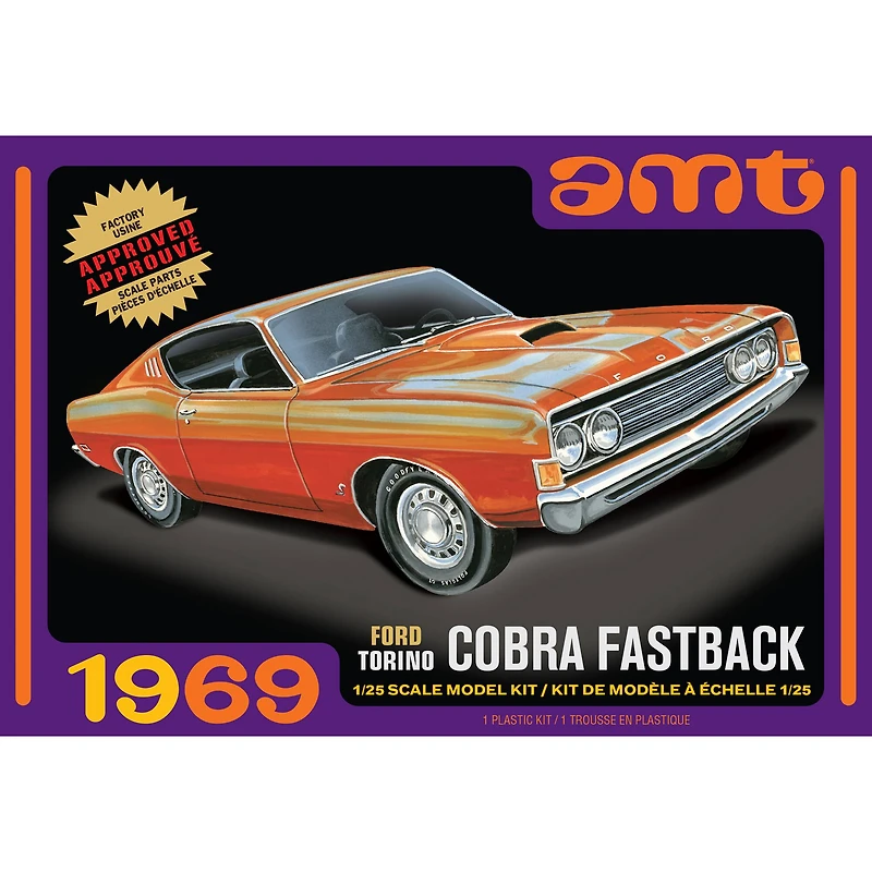 AMT® 1969 Ford Torino Cobra Fastback Model Kit