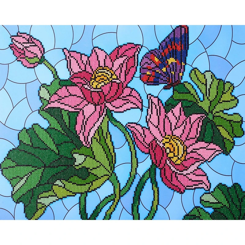 Diamond Art® Stain Glass Flower Advanced Kit
