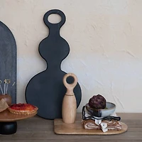 Hello Honey® 8.25" Natural Rubberwood Classic Salt & Pepper Mill