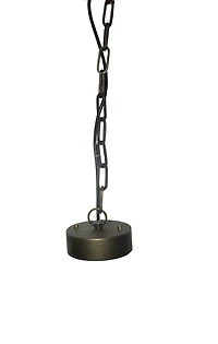 Hello Honey® 20" White Wood Bead Draped Chandelier