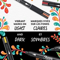 Sharpie® Black & White Brush Tip Creative Markers