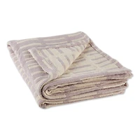 DII® Dusty Lilac Urban Jacquard Throw