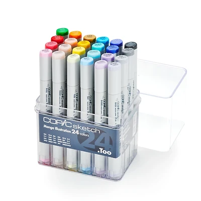 Copic® Sketch Manga 24 Color Marker Set