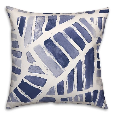Geometric Seaside 18" x 18" Indoor / Outdoor Pillow