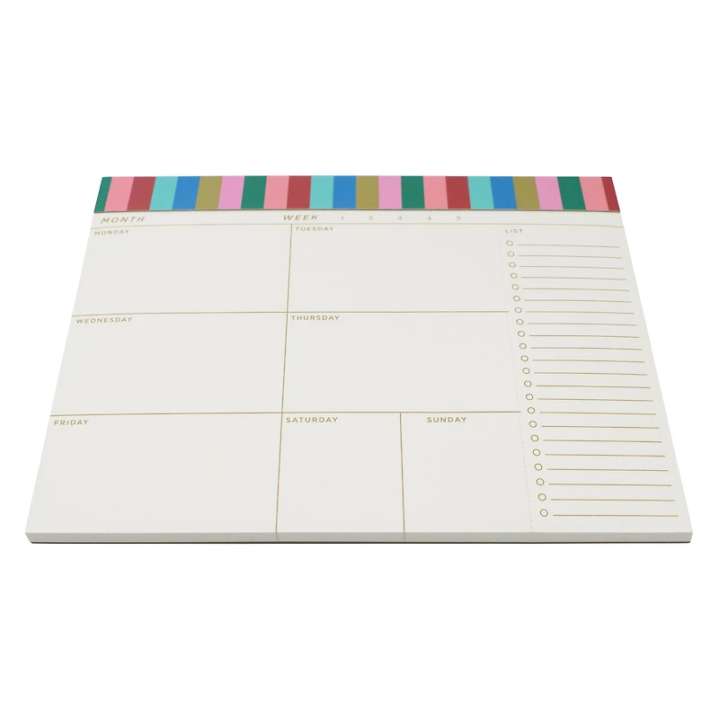 Assorted 10" x 7.5" Month Week Planner by Fab Finds