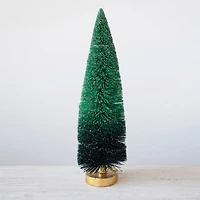 Hello Honey® 16.5" Green Ombre Sisal Bottle Brush Tree with Wood Base