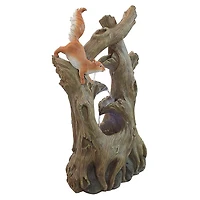 Design Toscano Tree Squirrel Cascading Sculptural Fountain
