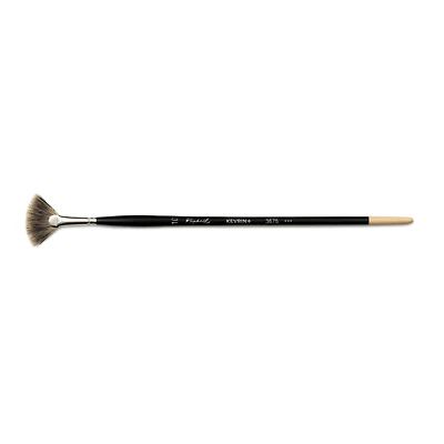 Raphaël Kevrin+ Synthetic Natural Hair Blend Long Handle Fan Brush
