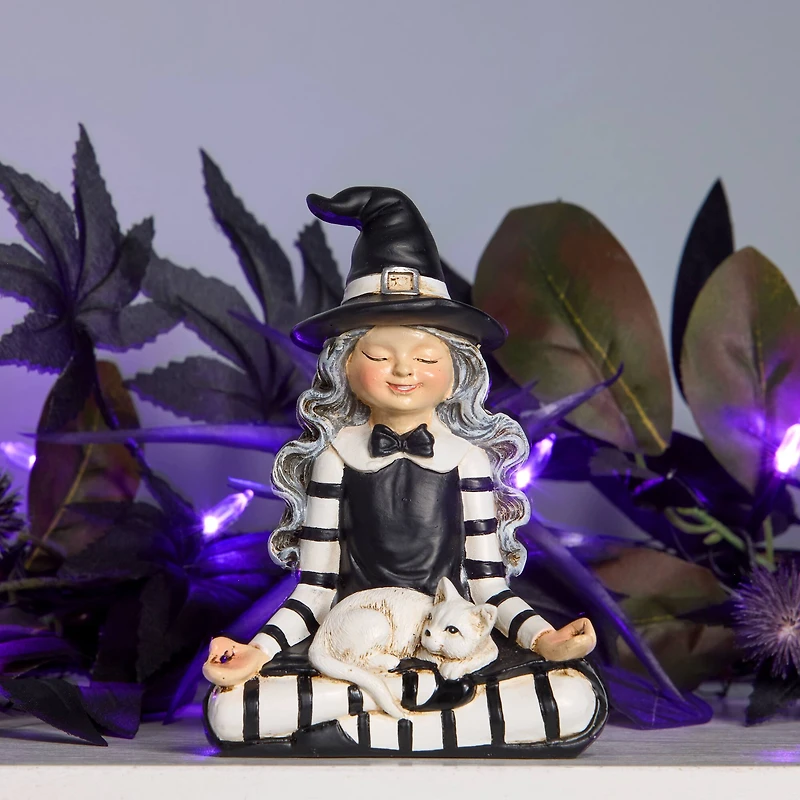 5" Yoga Witch Tabletop Figurine