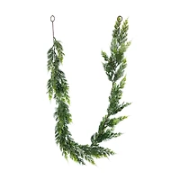 6ft. Green & Brown Shimmery Juniper Garland by Ashland®