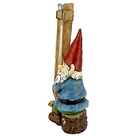 Design Toscano 14" Ringing His Chimes Garden Gnome Statue