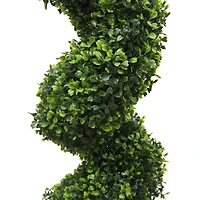 5ft. Potted Green Boxwood Spiral Tree