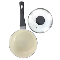 Oster Ridge Valley 2.5qt. Gray Nonstick Aluminum Saucepan with Lid