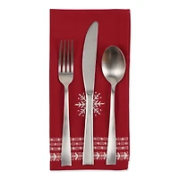 DII® Nordic Snowflake Embroidered Napkin Set, 4ct.
