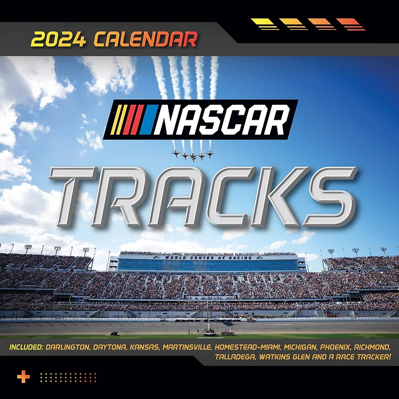 TF Publishing NASCAR Tracks Wall Calendar