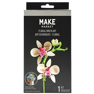 Moth Orchid Floral Brick Art Kit by Make Market®