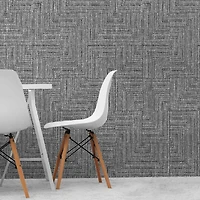 Simplify Gray Geo Adhesive Wallpaper