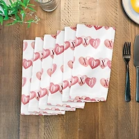 XOXO Hearts Beverage Napkin
