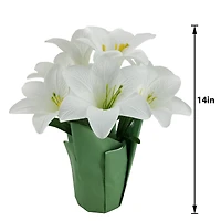 14" Potted Lily by Ashland®