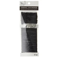 12 Pack: Black Waxed Cotton Cord Set by Bead Landing™