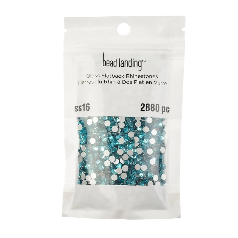 SS16 Glass Flatback Rhinestones by Bead Landing