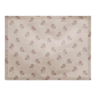 Delicate Floral Cotton Twill Placemat