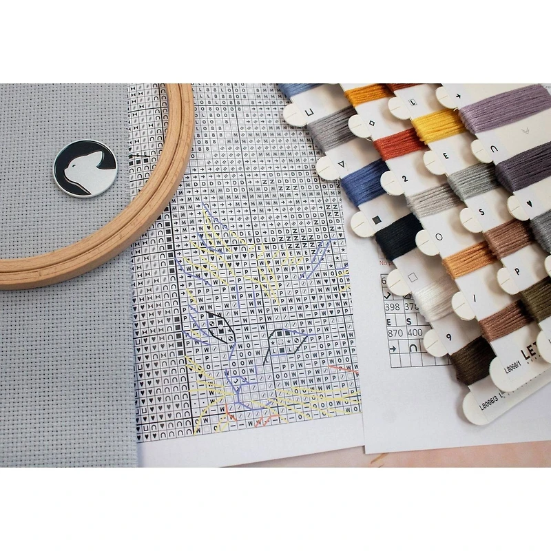 LetiStitch Romance Counted Cross Stitch Kit