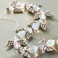 Glass & Metal Angel Beads by Bead Landing