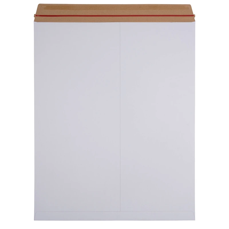 JAM Paper 17" x 21" White Flat Photo Mailer Peel & Seal Closure Envelopes, 6ct.