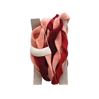 Hello Honey® 76" Pink & Red Wool Felt Ribbon Garland