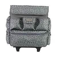 Everything Mary Gray & White Teacher Rolling Tote