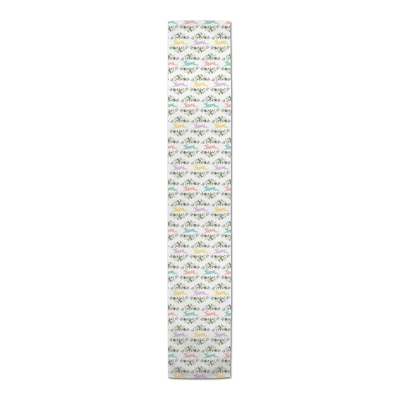 90'' Pastel Rabbits Table Runner