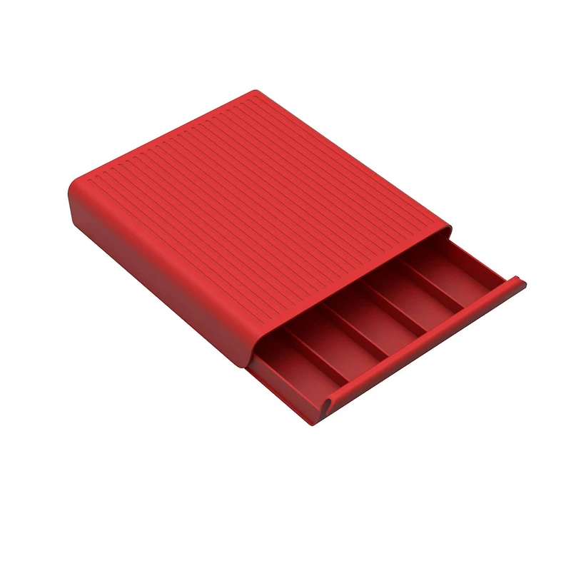 Mind Reader Red Single Serve Coffee Pod Drawer and Holder