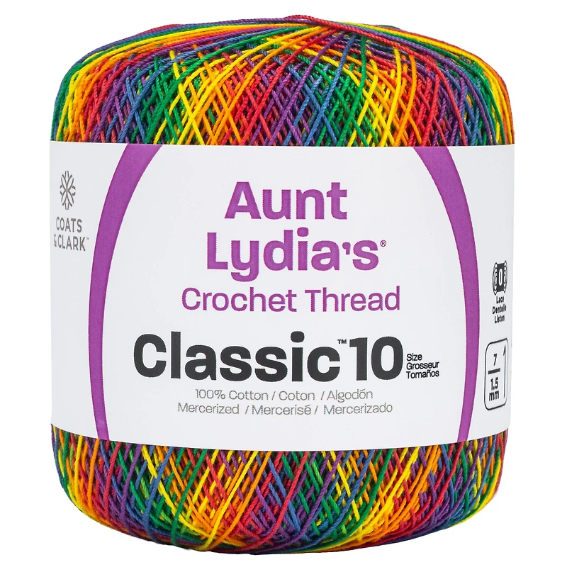 15 Pack: Aunt Lydia's® Classic™ Cotton Crochet Thread